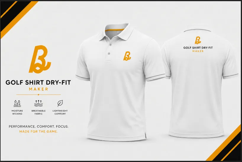 golf shirt dry fit Maker